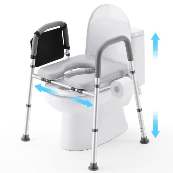 Raised Toilet Seat w/Handles FSA HSA Eligible - MSRP $79