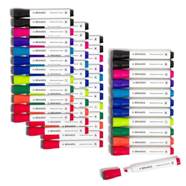 Office Product - U Brands Fine Tip Dry Erase Markers, Post-it Super Sticky Neon Fusion Office Packs - MSRP $4,479
