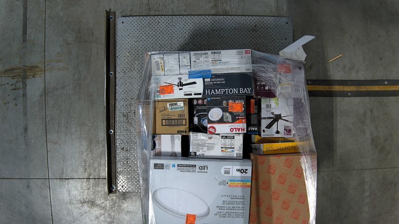Lighting & Electrical - HDC, Hampton Bay, LIFX, HALO, Airthings, Hunter, Progress Lighting, Wyze - Est Retail $4,665