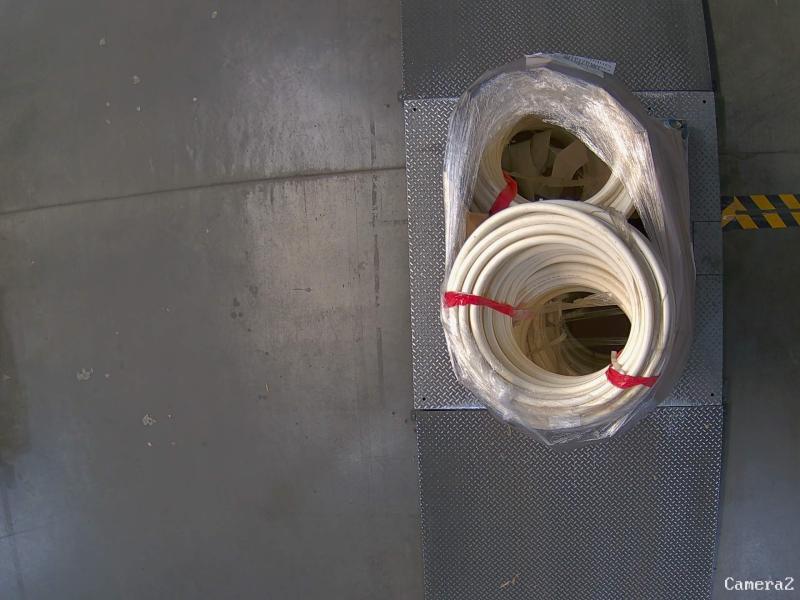 Palle of SharkBite 1inx300ft Coil White PEX-B Pipes - Est Retail $2,911