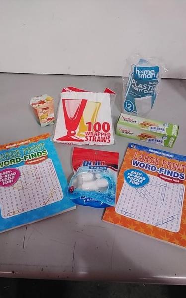 Home - Star Lytes BX Candles, Dollar Deals Plastic Straws & Clear Cups, Brillow Dish Detergent - MSRP $4,711