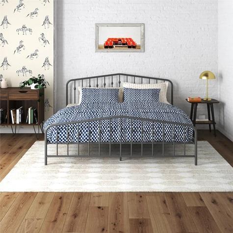 Furniture - Novogratz King Bushwick Metal Beds - MSRP $1,446