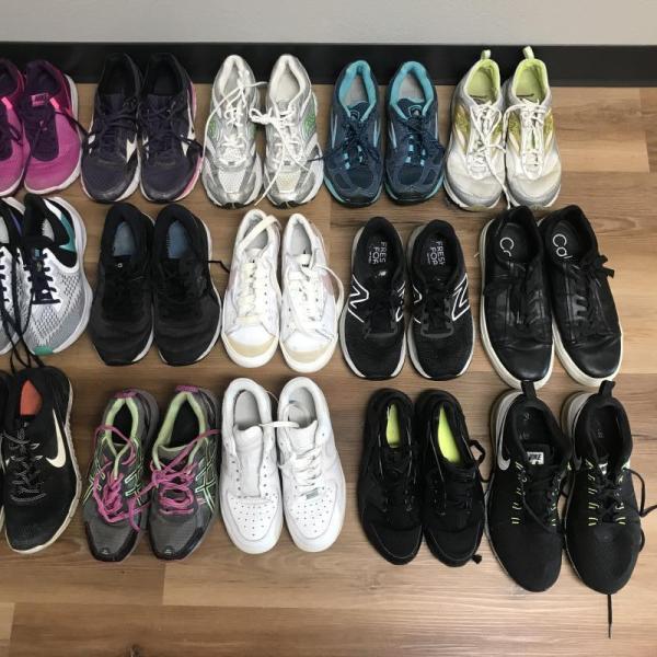 Lot 30 Pairs Of Top Brand Athletic Shoes (Nike, Asics, and More)