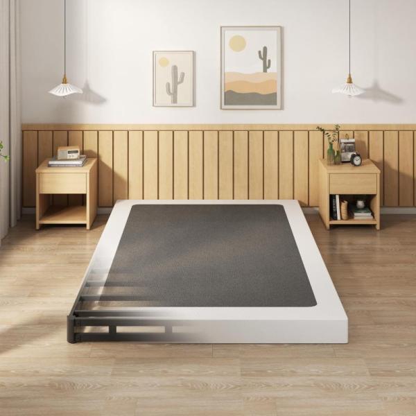 EMODA 5" Queen Box Spring Bed Base Metal Mattress Foundation - MSRP $63