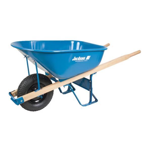 Jackson Wheelbarrow, Fanimation 64" Ceiling Fan, Orbit Rotating Traveler Lawn Sprinkler - MSRP $4,404