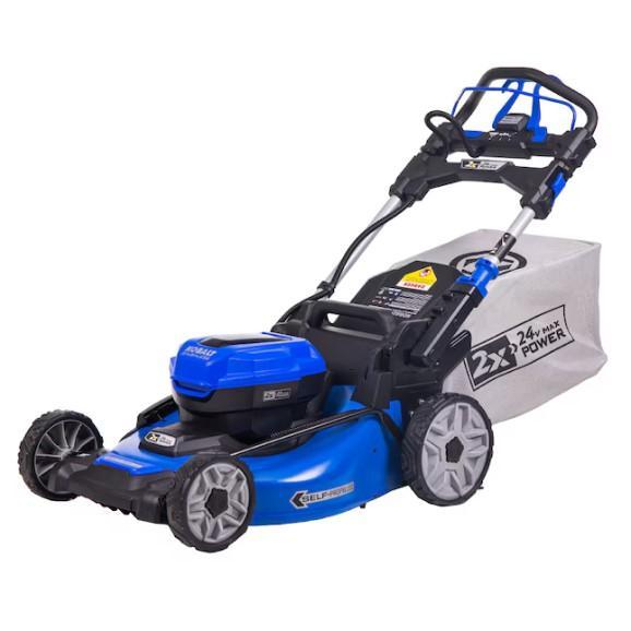 Kobalt 24V Self Propelled Mower, Magnum Project Painter, Metabo Roofing Nailer - MSRP $5,227