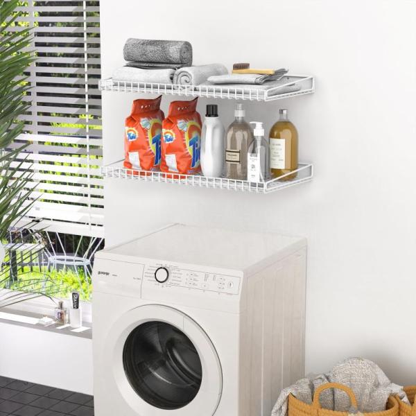 Walmann 2 Pack Garage Wall Shelf, Kanagawa Privacy Screen Fence, Evergrace Comforter Set - MSRP $1,484