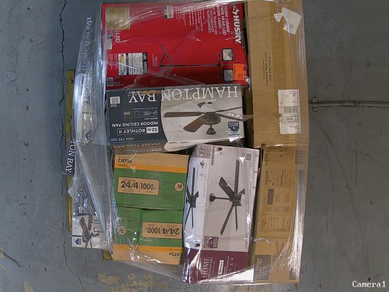 Lighting & Electrical - Southwire Data Cable, Generation Lighting, HDC, Hampton Bay, Hunter, Husky - Est Retail $4,130