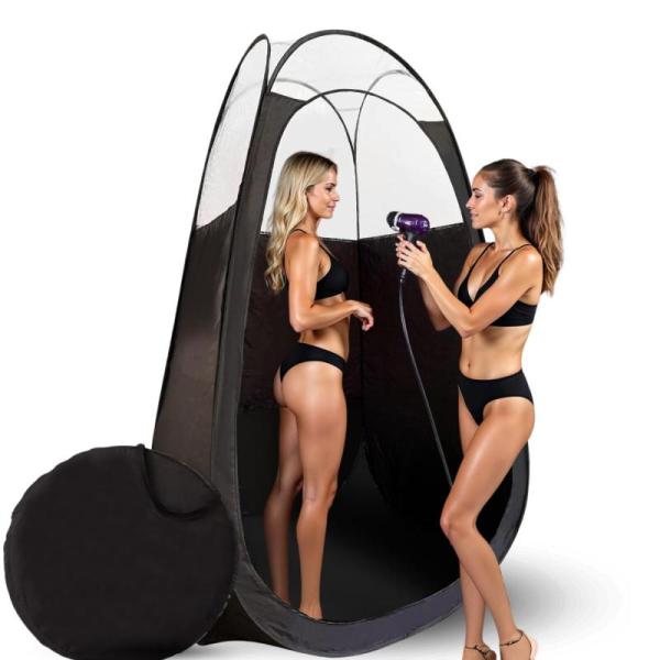 KOBBTAN Large Deluxe Spray Tan Tent Pop Up Portable Tanning - MSRP $63