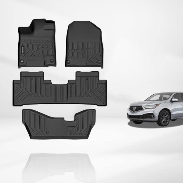KELCSEECS Floor Mats Custom, 2020-2014 Acura MDX 7 - MSRP $139
