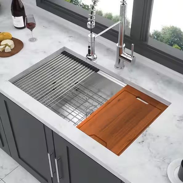 Plumbing - Timussi Kitchen Sink, HDC, VEVOR, Glacier Bay, Elkay, HOME-FLEX, ZACA SPACECAB, Air-Care - Est Retail $2,176