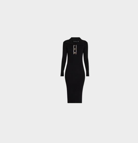 Apparel - Elie Tahari the Zadie Rib Knit Bodycon Dress, Free People Alejandra Floral Midi Dress - Original MSRP $1,386