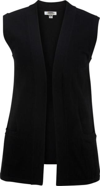 LADIES COTTON OPEN CARDIGAN VESTS BY EDWARDS - MSRP $31K