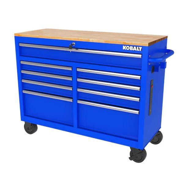 Kobalt Rolling Tool Cabinet Workbench, Thomas Lake Loveseat & Coffee Table, Dayton Kitchen Sink - MSRP $4,455