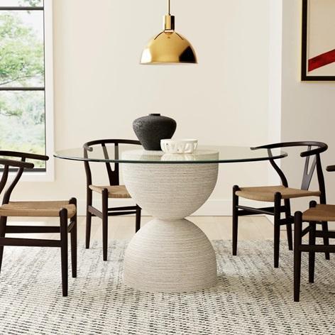 TRUCKLOAD - Furniture - Trevor Dining Table, Shillington Coffee Table, Acadia Reclining Loveseat - MSRP $77,023