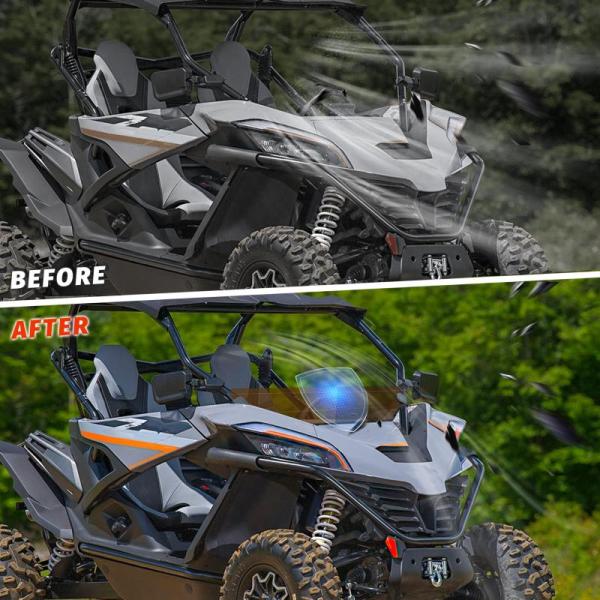 POKIAUTO Front Tinted Full Windshield for CFMOTO ZForce 950 - MSRP $138