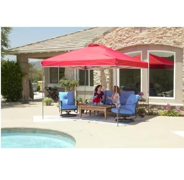 Seasonal- Everbilt 10ftx10ft Grey Instant Canopy Pop Up Tent, Milwaukee, Quickie, Vigoro, Rubbermaid -Est Retail $1,170