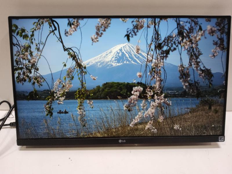 A Grade - LG 24" Monitor 1920X1080 16:9 IPS HDMI DP - MSRP $186