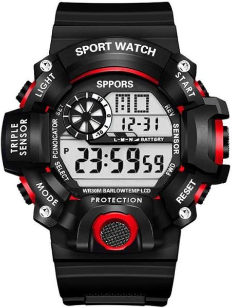 Black Sports Waterproof Watch, Most Selling Digital Sports Watches for