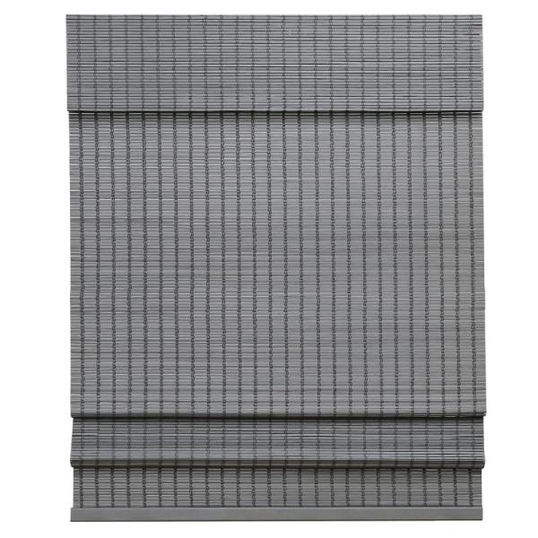 LazBlinds Cordless Bamboo Roman Shades Light Filtering - MSRP $55