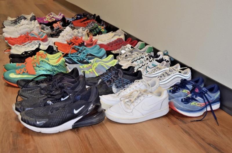 Lot 30 Pairs Of Top Brand Athletic Shoes (Nike, Asics, and More)