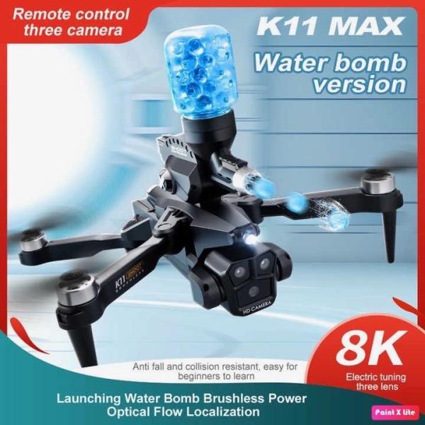 New10set -K11 MAX RC Professional 3-Camera Drones,