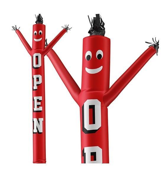 LookOurWay Air Dancers Wacky Waving Inflatable Tube Man, Purple Harmony Medium Pillow, BOZO Orb Chandelier -MSRP $2,994