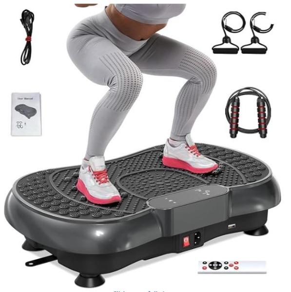 Vibration Plate Exercise Machine, LIVEBOX Boho Area Rug 8' x 10', Turntable Record Player, Dog Bed Ramp - MSRP $2,341