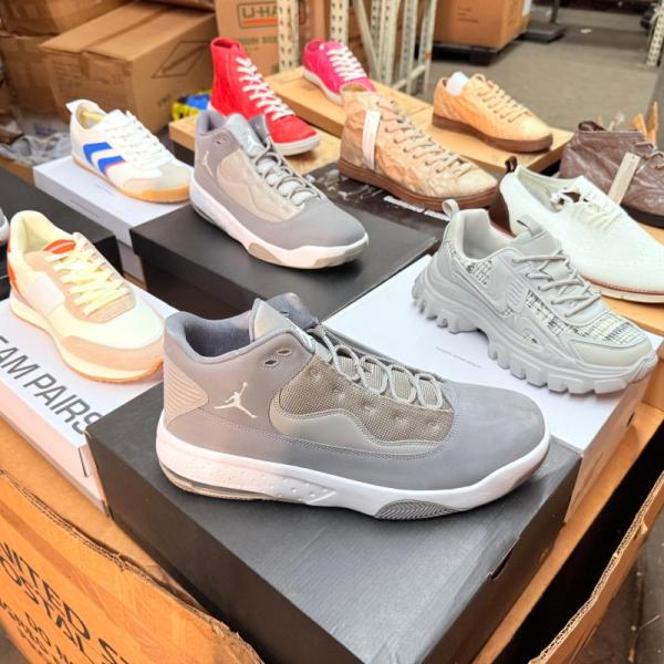 Bulk Lot of 200 Mixed Brand Sneakers Men's & Women's MSRP $15,000