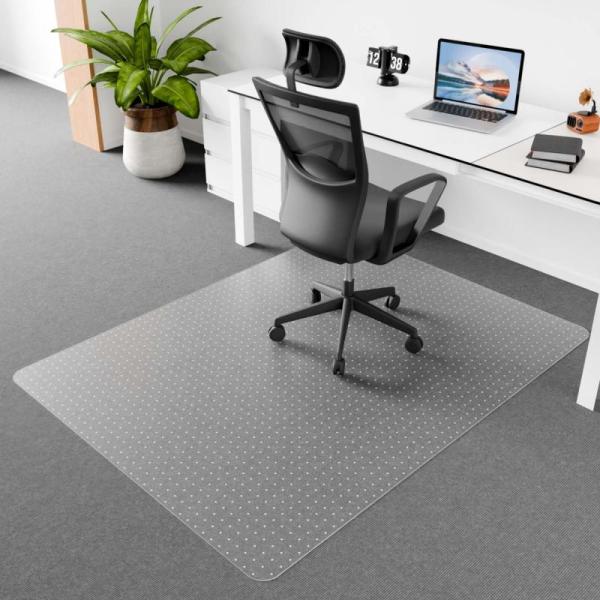 Futurwit Lg Office Chair Mat, Carpeted Floors 60"x46" - MSRP $63