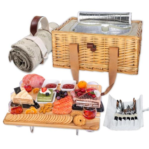 Grocery - Hap Tim Picnic Basket, Keebler Pie Crusts, Oreo Chocolate Sandwich Cookies - MSRP $1,878