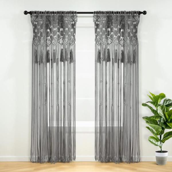 Home - Lush Decor Window Curtains, Rubbermaid Power Scrubber, SCBloom Candle Holders - MSRP $1,077