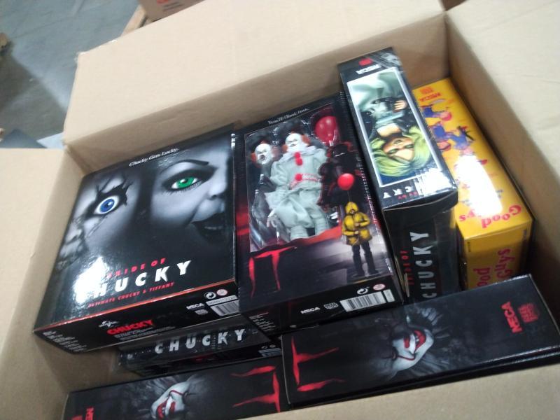 Toys - Neca Action Figures - Ultimate Annabelle, Bride of Chucky, Pennywise, Frankenstein - MSRP $900