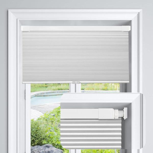 LazBlinds Cordless Cellular Shades, No Tools No Drill - MSRP $87
