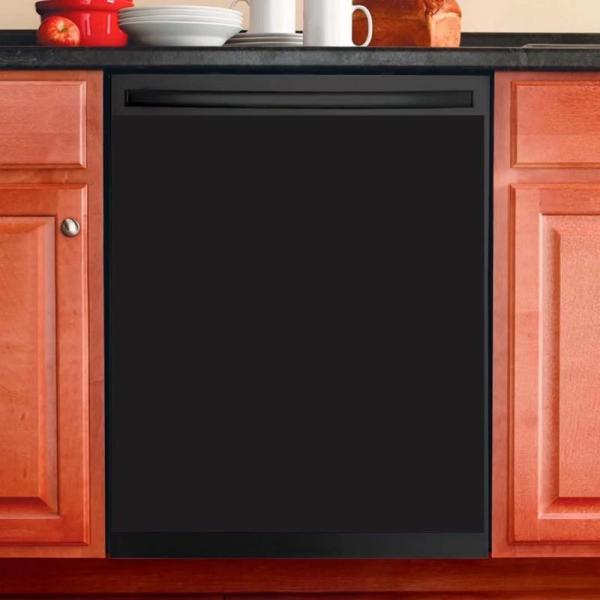 Black Dishwasher Magentic Cover, Adhesive Decal - MSRP $33