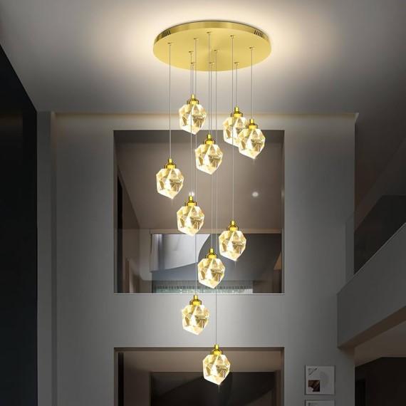 Idequy 10-Light Chandelier, Joseph Tota Laundry Hamper, Blessny 16" Floor Fan - MSRP $3,469