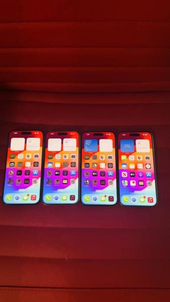 Apple iPhone 15 Plus & 14 Pro Max, 15 units, MSRP: $16,250