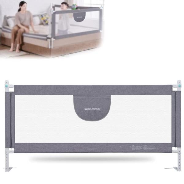 MBQMBSS 73" Bed Rails for Toddlers Twin Bed Rails for - MSRP $63