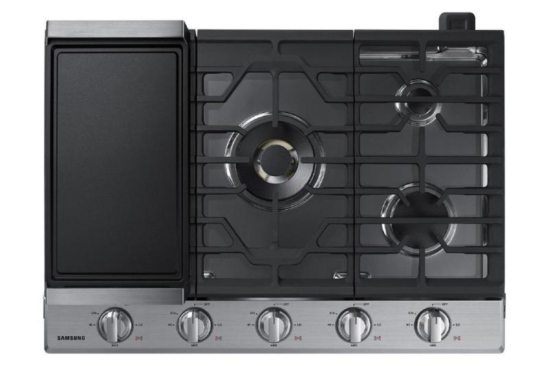 Samsung 5 Burner Sealed Cooktop in Stainless Steel - MSRP $1,659