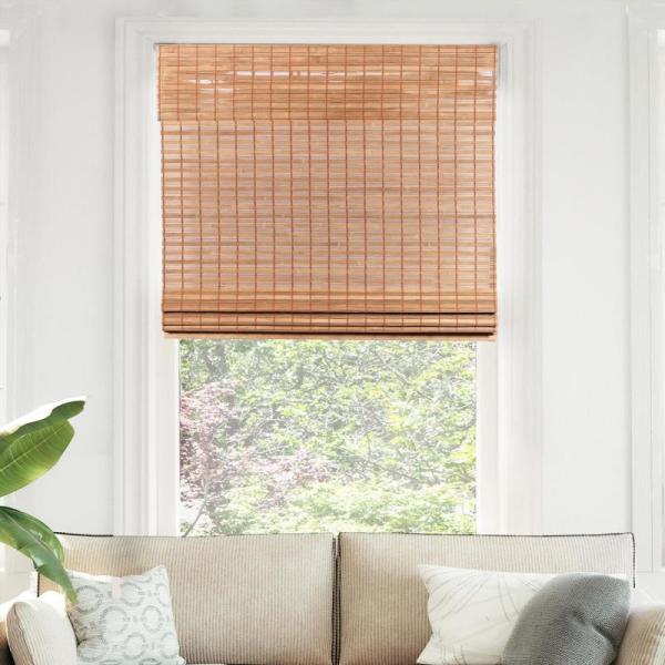 CHICOLOGY Bamboo Roman Shades - Customer Favorite Light - MSRP $63