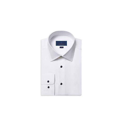 Apparel - David Donahue Trim Fit Cotton Twill Dress Shirt, Free People Lucky You Overall - Original MSRP $1,372