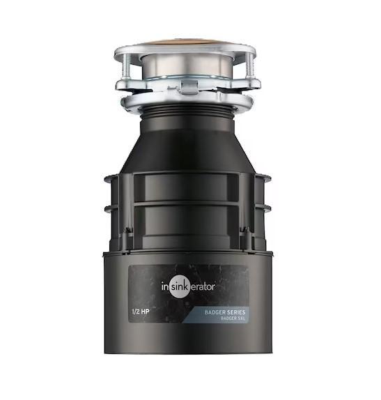 InSinkErator Badger Garbage Disposal, Dolton Bathroom Vanity, Kobalt 200' Aluminum Hose Cart - MSRP $3,498