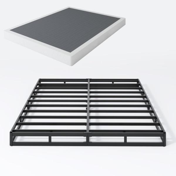 SHLAND Queen Size 5 Inch Box Spring Only Bed Base - MSRP $53