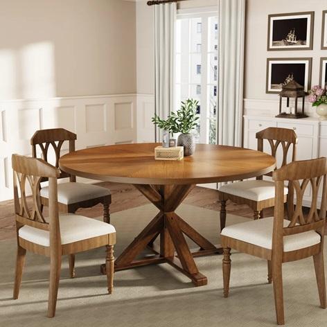 TRUCKLOAD - Furniture - Evonia Dining Table, Madeline Ottoman, Breakroom Table & Chairs - MSRP $69,661