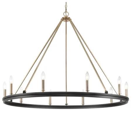 Millennium Lighting 9510-MB/MG - Indoor Chandelier - MSRP $913