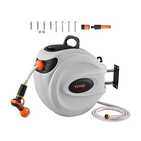 Vevor Garden Hose Reel, Drywall Panel Hoist, Keter Kentwood Resin Deck Box - MSRP $1,314