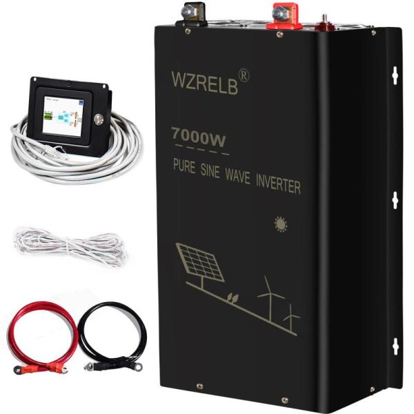 WZRELB 7000W 48V Pure Sine Wave Inverter, 48 Volt DC to AC - MSRP $1,139