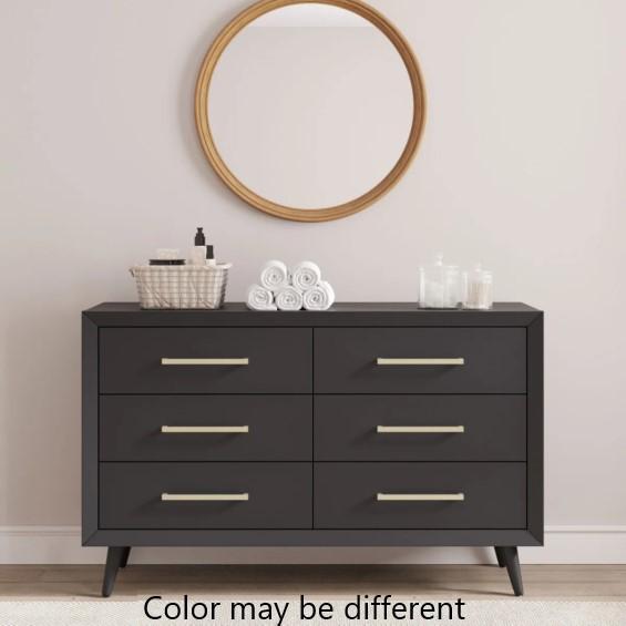 Furniture - Cranbrook Double Dresser, Sherlock Barstool, Mid-Century Panel Bed - MSRP $2,110
