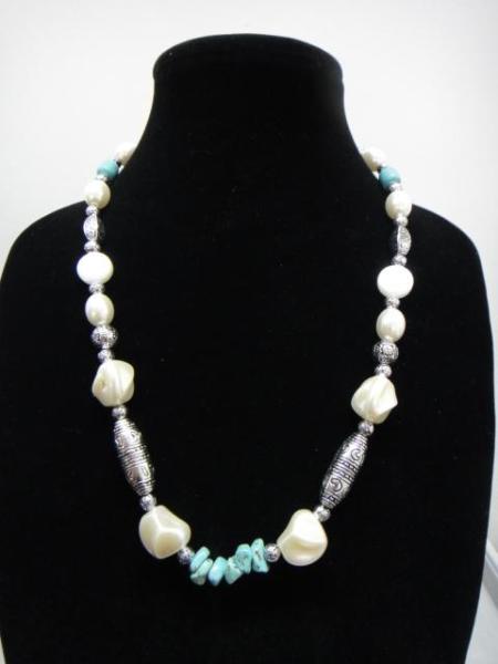 48 unit of Natural Turquoise Necklace Stone Jewellery