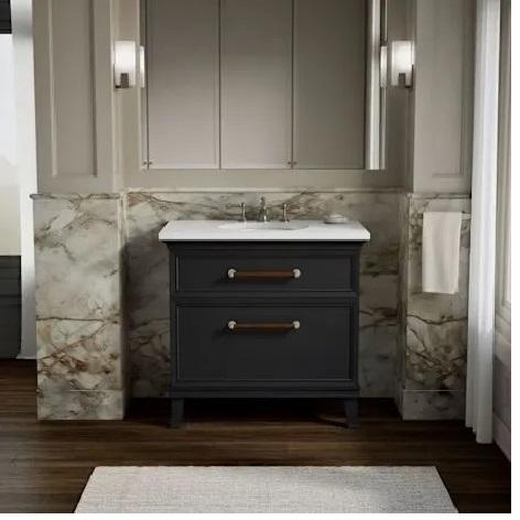 Kohler K-33559-1WX Free Standing Vanity Cabinet - MSRP $1,879